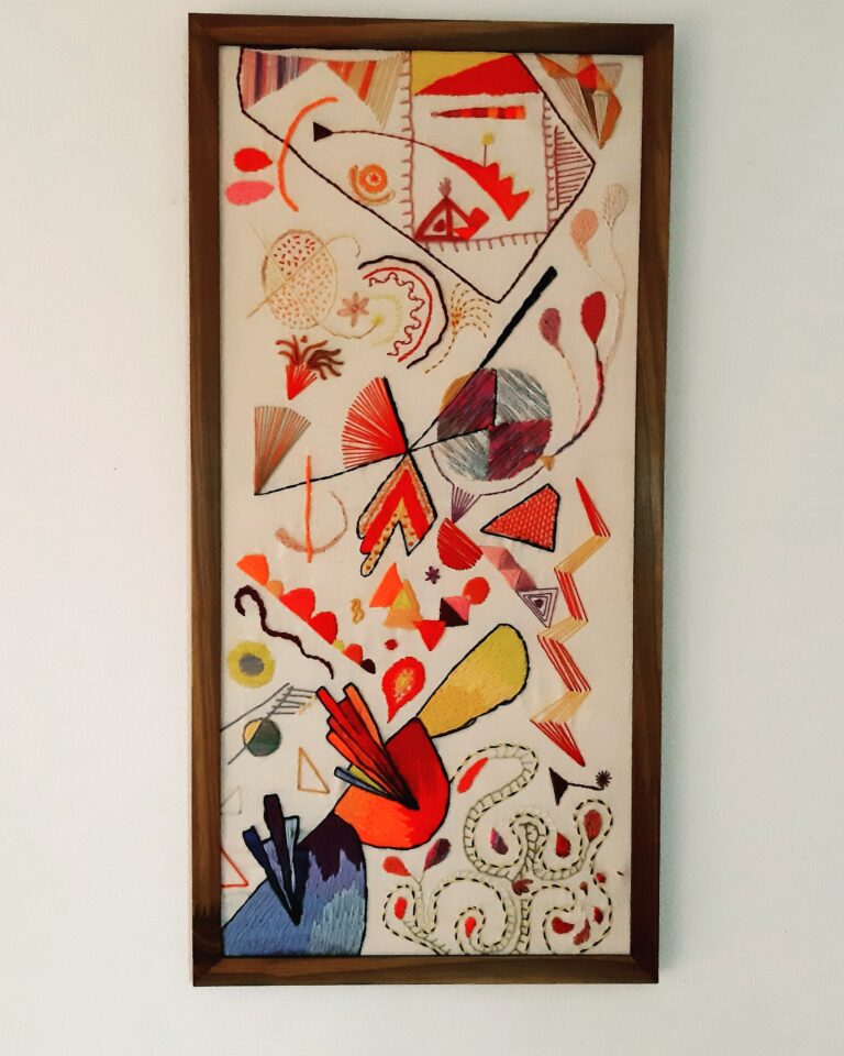 Inspiração Kandinsky – tons quentes